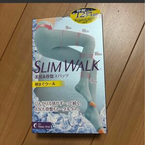 SLIMWALK スリムウォーク　美尻＆骨盤スパッツ 朝までクール S〜M ピップ　 着圧タイツ　