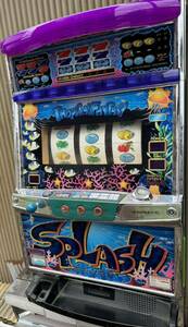  pachinko slot machine apparatus 4 serial number rare Splash seven -30 Pioneer 4 serial number Junk part removing present condition delivery 