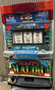  pachinko slot machine apparatus 4 serial number Pioneer happy malibu -30 Junk part removing present condition delivery 