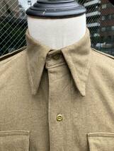イギリス古着 イギリス軍　1950s ウールシャツ　UKミリタリー　wool shirt シャツ B＆B MV999_画像2