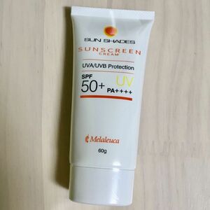 メラルーカ サンシェイド サンスクリーンクリーム 日焼け止め UVカット 美白 日焼けどめ コスメ SPF50+ PA++++ 