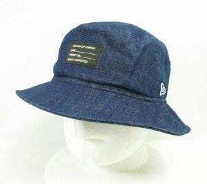  б/у NEW ERA/ New Era панама индиго Denim шляпа bake - HAT M/L