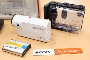 動作良好 ソニー/SONY アクションカム FDR-X3000R/W ライブビューリモートキット ライブビューリモコン RM-LVR3 リチウムバッテリー NP-BX1