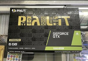 美品 Palit GeForce GTX 1660 SUPER GP 6GB GDDR6 192bit DVI HDMI DP グラフィックボード 箱・説付き グラボ パリット GAMINGPRO
