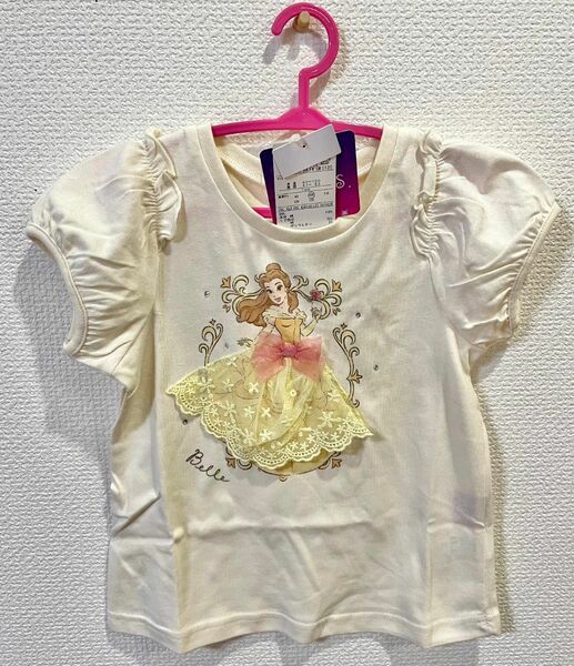 新品 anyfam エニィファム ディズニープリンセス ベル Tシャツ 100