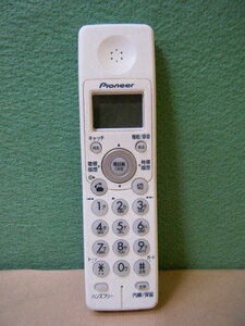 3.66* Pioneer TF-DK125 cordless handset only * Junk no check : present condition goods * postage 350 jpy ~