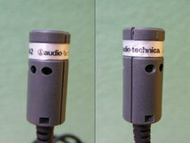 ３と６２◆audio-technica オーディオテクニカ モノラルマイクロホン AT9642 会議・取材・講義に タイピン_画像3