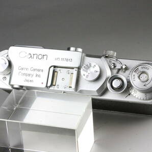 動作確認済み Canon キャノン IVSb 4sb レンジファインダーカメラ 純正革ケース付き ライカ Lマウント キヤノン #235の画像4
