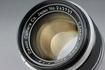 実写テスト済み Canon 50mm f1.8 ライカマウント キヤノン 単焦点 LTM Leica Lマウント L39 M39 キャノン #146_画像2
