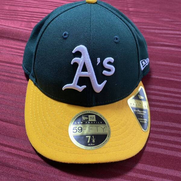 NEW ERA 59fifty アスレチックス 7 1/8ニューエラ 59FIFTY キャップ
