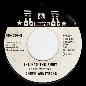 Chuck Armstrong / She Had The Right ♪ Misleading Information (R&R)