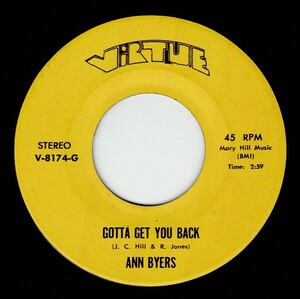 Ann Byers / Gotta Get You Back (Virtue)