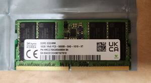 SK hynix DDR5 SO-DIMM PC5-5600 16GB 1枚