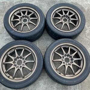 【超美品】RAYS ボルクレーシング CE28ホイール 7.0JJ×16インチ 4本セット オフセット+42 5穴 DC2 インテグラ type-R DB8 EK9の画像1