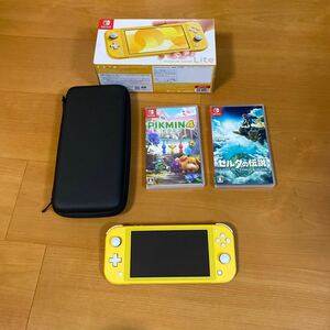 Switch Lite イエロー　ニンテンドースイッチライト ゼルダの伝説　ティアーズオブキングダム　ピクミン4