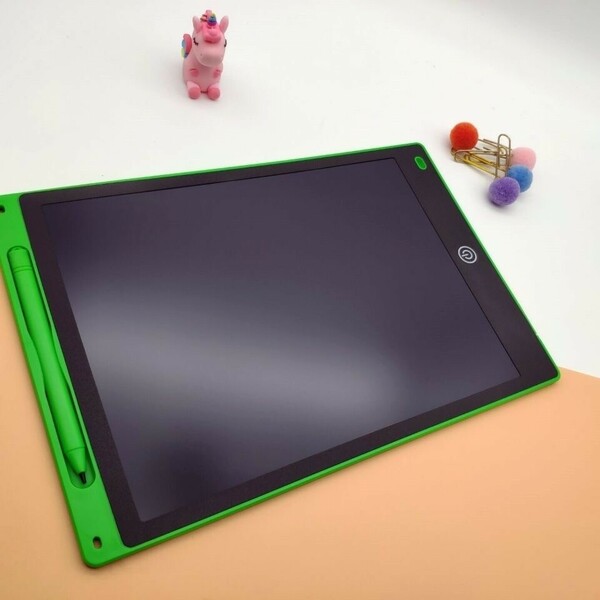 緑　グリーン　電子メモパッド 8.5インチ お絵描き メモ帳 ノート メッセージ ボード　