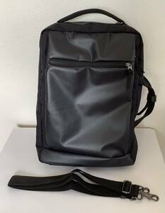 【中古】サムソナイト リュック ビジネスバッグ メンズ Samsonite ビジネス　鞄　カバン 黒　ブラック　肩紐付き　PC収納