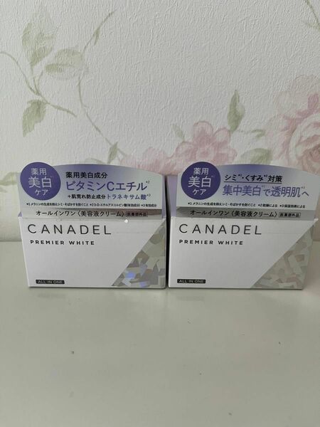 カナデル オールインワン プレミアホワイト 58g（医薬部外品）×2