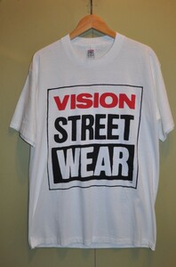 美ユーズド 80年代 VISION STREET WEAR ビジョン ストリート ウエアー Tシャツ MADE IN USA