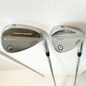 タイトリスト Titleist VOKEY DESIGN F-GRIND ボーケイウェッジ COLD FORGD 52°、58° 2本セット