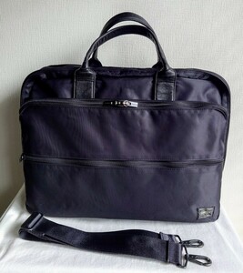 PORTER / TIME2WAY BRIEFCASE(L)　655-06167　PORTER　TIME　ビジネスバック　ショルダー　ブラック　黒　