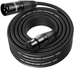 SGANGCAR XLR cable 10M- 2 ps microphone cable 3 pin XLR male - female XLR balance connection Mike,AV amplifier,s