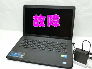 e642■故障　AUSU　X751L　i7 5500U　8GB　X751LDV-T4371H　大画面