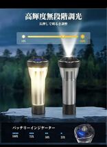 LEDキャンプランタン　多機能ミニランタン 懐中電灯 キャンピングライトトーチ_画像3