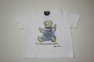 美品 ラルフローレン ポロベア Tシャツ 子供服 キッズ ベビー 6-12M サイズ80 POLO JEANS CO.RALPH LAUREN