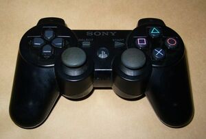 * оригинальный товар *PS3* беспроводной контроллер *SIXAXIS* Schic s Axis * черный *CECHZC1J*PlayStation3* легкий модель * рабочий товар *