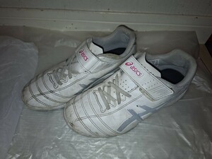 アシックス　トレシュー　21cm　キッズ　ASICS　サッカー　中古