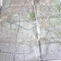 歴史資料 福岡 大牟田市街図 古い地図 昭和40年 希少_画像4