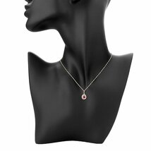 ペンダントネックレス ルビー 0.5ct ダイヤモンド K18 中古 プレラブド 返品OK『5％OFFクーポン対象』_画像5