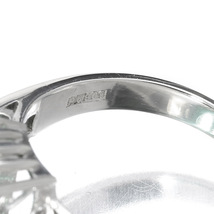 デザインリング 指輪 グリーントルマリン 2.85ct ダイヤモンド Pt900 10号 中古 プレラブド 返品OK『5％OFFクーポン対象』_画像3