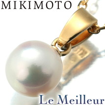 ミキモト パール ペンダントネックレス アコヤ真珠 6.50mm K18 MIKIMOTO 中古 プレラブド 返品OK『5％OFFクーポン対象』_画像1