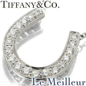 ティファニー ホースシュー ネックレス ダイヤモンド Pt950 TIFFANY&Co. 中古 プレラブド 返品OK