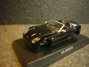  Kyosho 1/64 Ferrari миникар коллекция 9 SAaperuta черный 