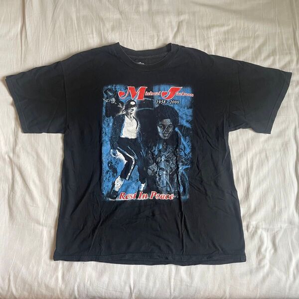 00s Tシャツ　r.i.p michael jackson マイケルジャクソン バンドTシャツ