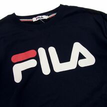 新品■FILA フィラ トレーナー スエット ビッグロゴ 前V メンズ LL 大きいサイズ 1円スタート_画像2