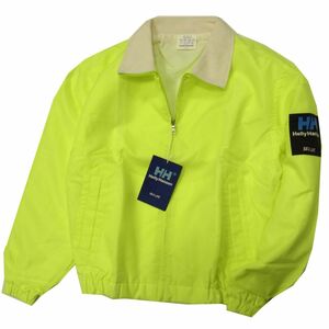 新品 定価13,800円☆HELLY HANSEN ヘリーハンセン スタンドジップジャケット ロゴ 蛍光色 メンズ 1円スタート