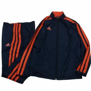 ■adidas アディダス 上下セットアップ CLIMA PROOF ウィンドブレーカー 3ストライプス メンズ 1円スタート