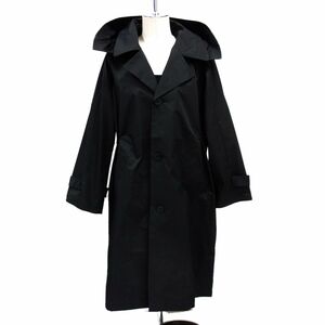 新品 定価21,890円◆MOUSSY×DECENTE フーデッドコート シングルトレンチ 撥水素材 オーバーサイズ DM HOODED OVER TRENCHCOAT レディース