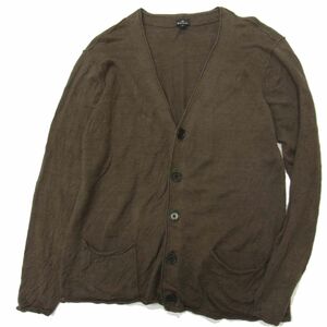 ☆PaulSmith ポールスミス リネンニットカーディガン 春物 麻100％ メンズ 1円スタート