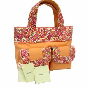 *Emilio Pucci canvas tote bag pchi pattern lady's Emilio Pucci LVJ group Italy made 1 jpy start 