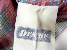 ◇DENIME ドゥニーム 半袖 ウエスタンシャツ チェック柄 CLASSIC WEAR 夏物 メンズ1円スタート_画像6