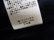 ☆FIDELITY フィデリティ Pコート メルトンウール ブラック レディース 日本製 M 秋冬物_画像9