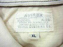 ■AVIREX アビレックス 半袖 ポロシャツ 刺繍 レタード 夏物 メンズ 1円スタート_画像5