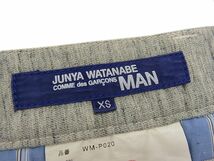 極美品◇JUNYA WATANABE COMME des GARCONS MAN 13SS WM-P020 ハーフパンツ シンチバック ジュンヤワタナベ デギャルソン 杢 1円スタート_画像7