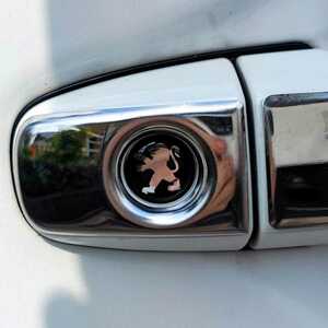  Peugeot emblem 3D crystal key hole sticker anti-theft #208 308 2008 3008 508 SW 5008 RCZ RIFTER 205 206 306 406