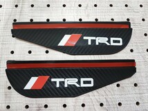 TRD スリムタイプ ドアミラー バイザー カーボン調■プリウス クラウン アルファード アクア ヤリスクロス ライズ RAV4 86 C-HR_画像8